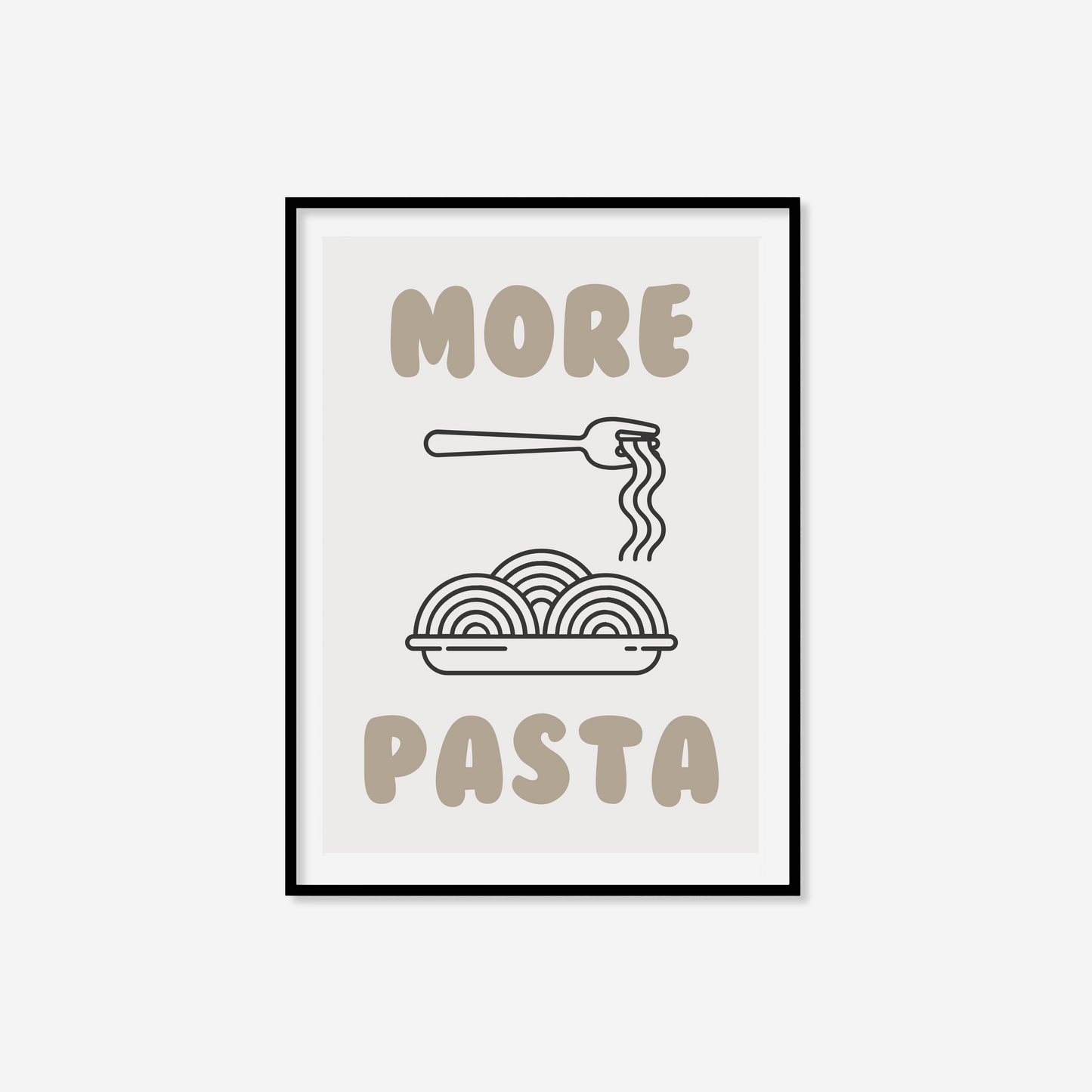 More Pasta Print