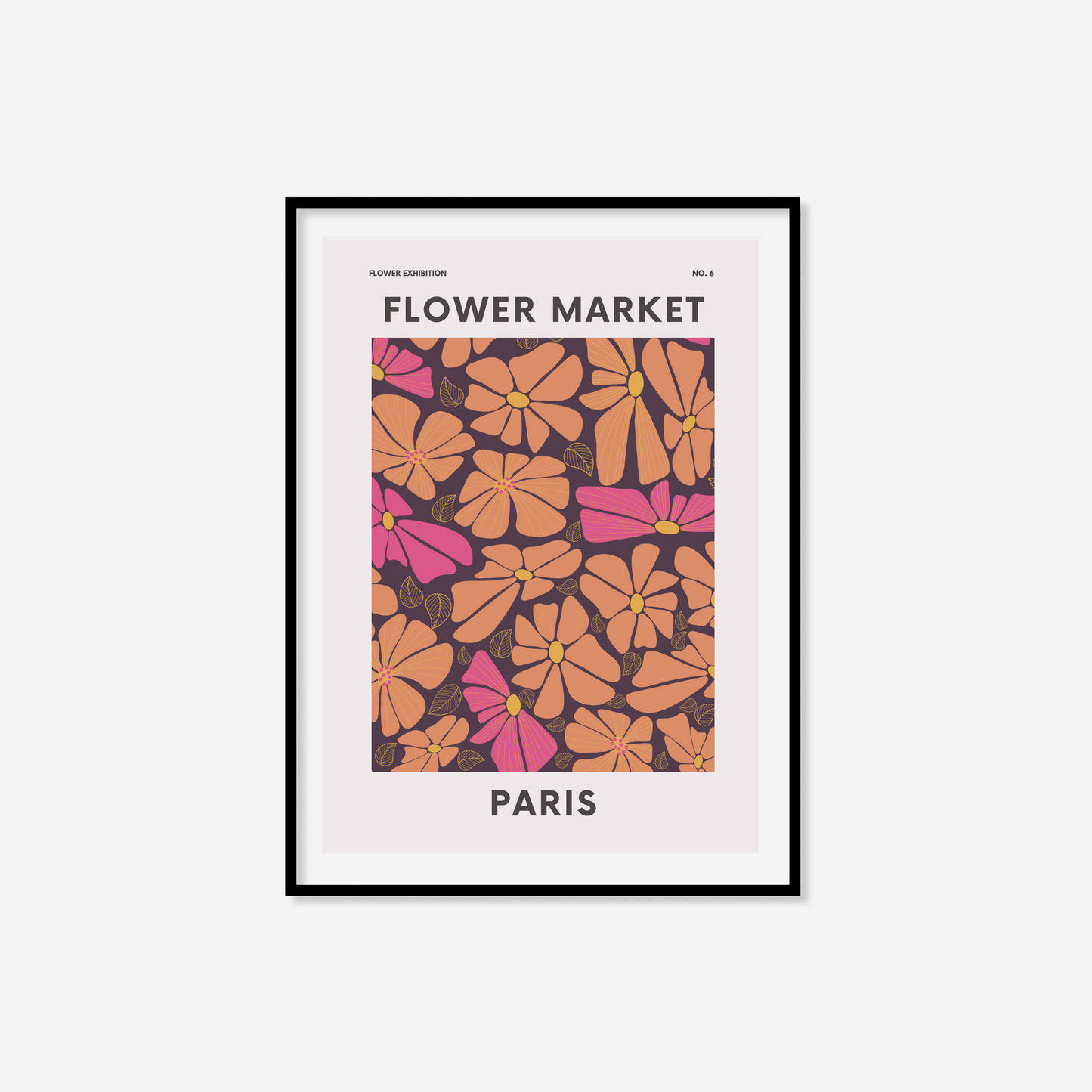 Paris Flower Market Print