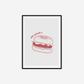 Love Language Burger Print