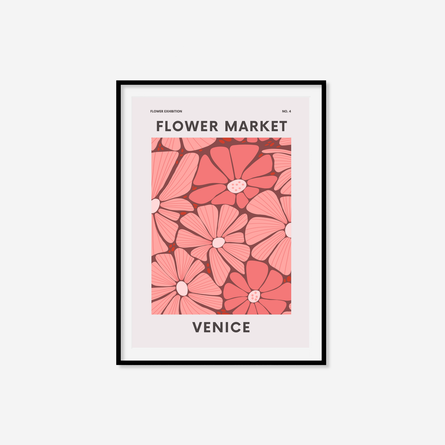 Venice Flower Market Print