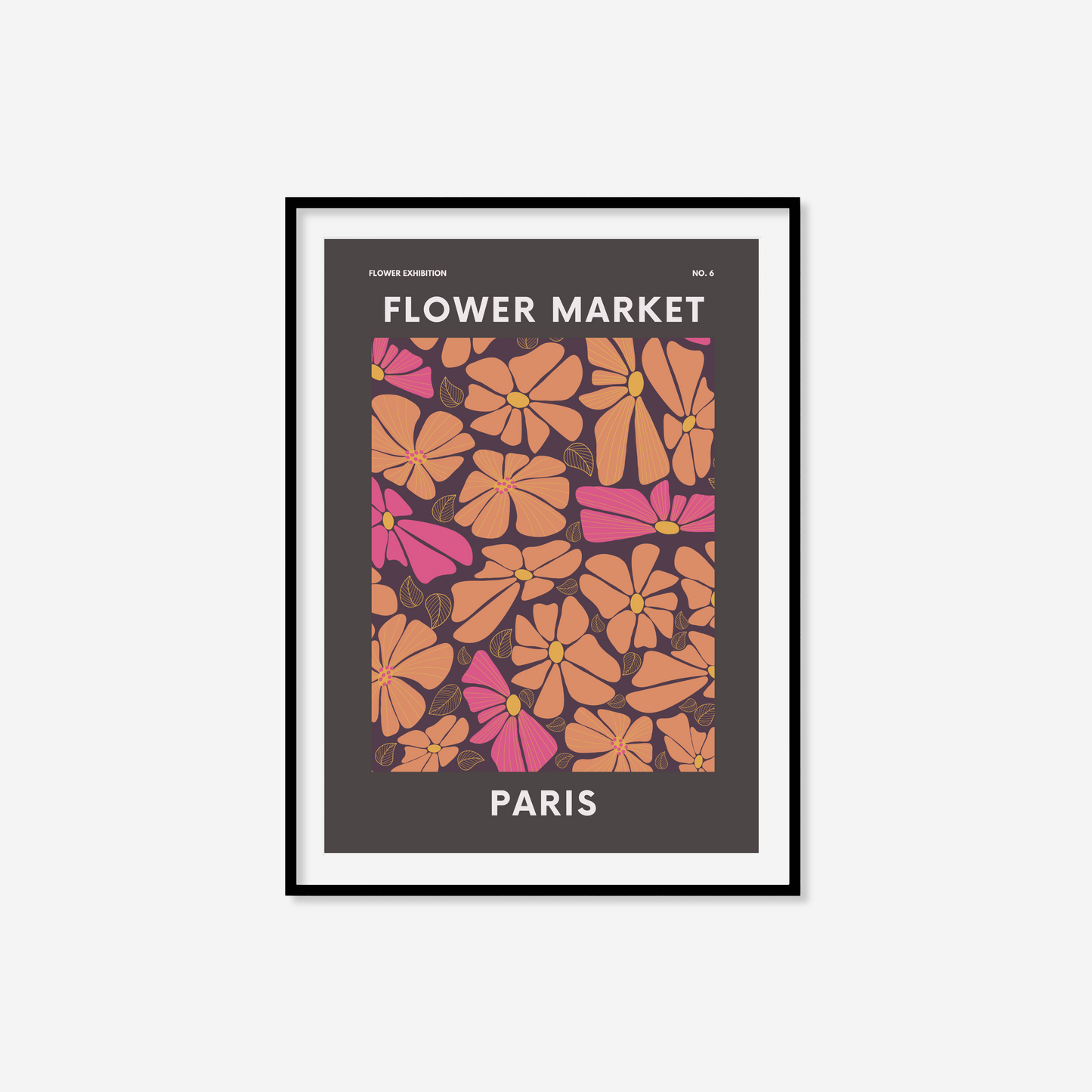 Paris Flower Market Print