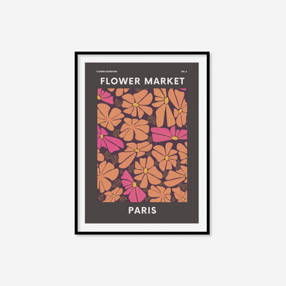 Paris Flower Market Print