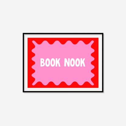 Book Nook Print