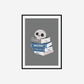 Crime Book Stack Print