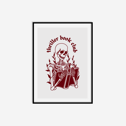 Thriller Book Club Print