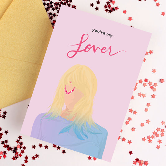 You're My Lover Taylor Swift Card