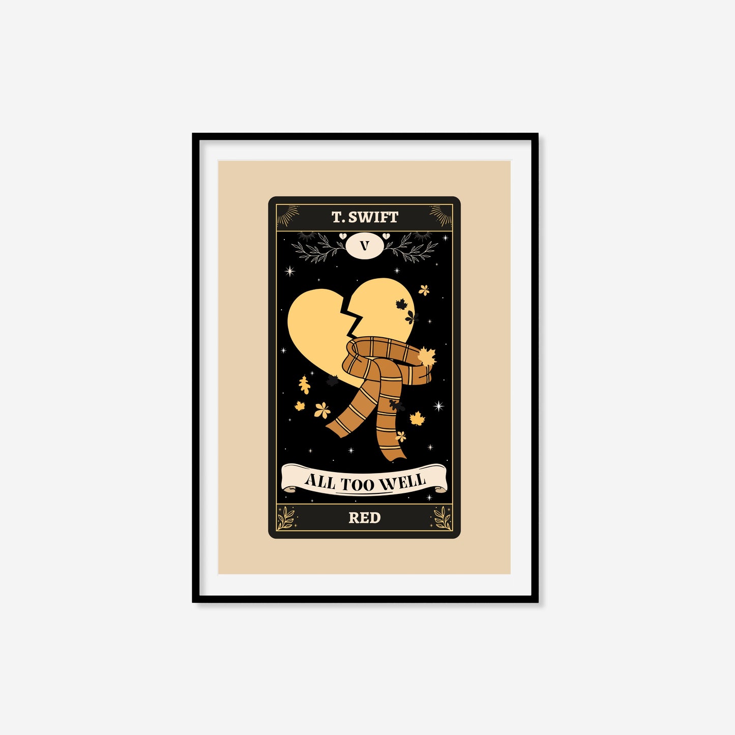 All Too Well Tarot Card Print