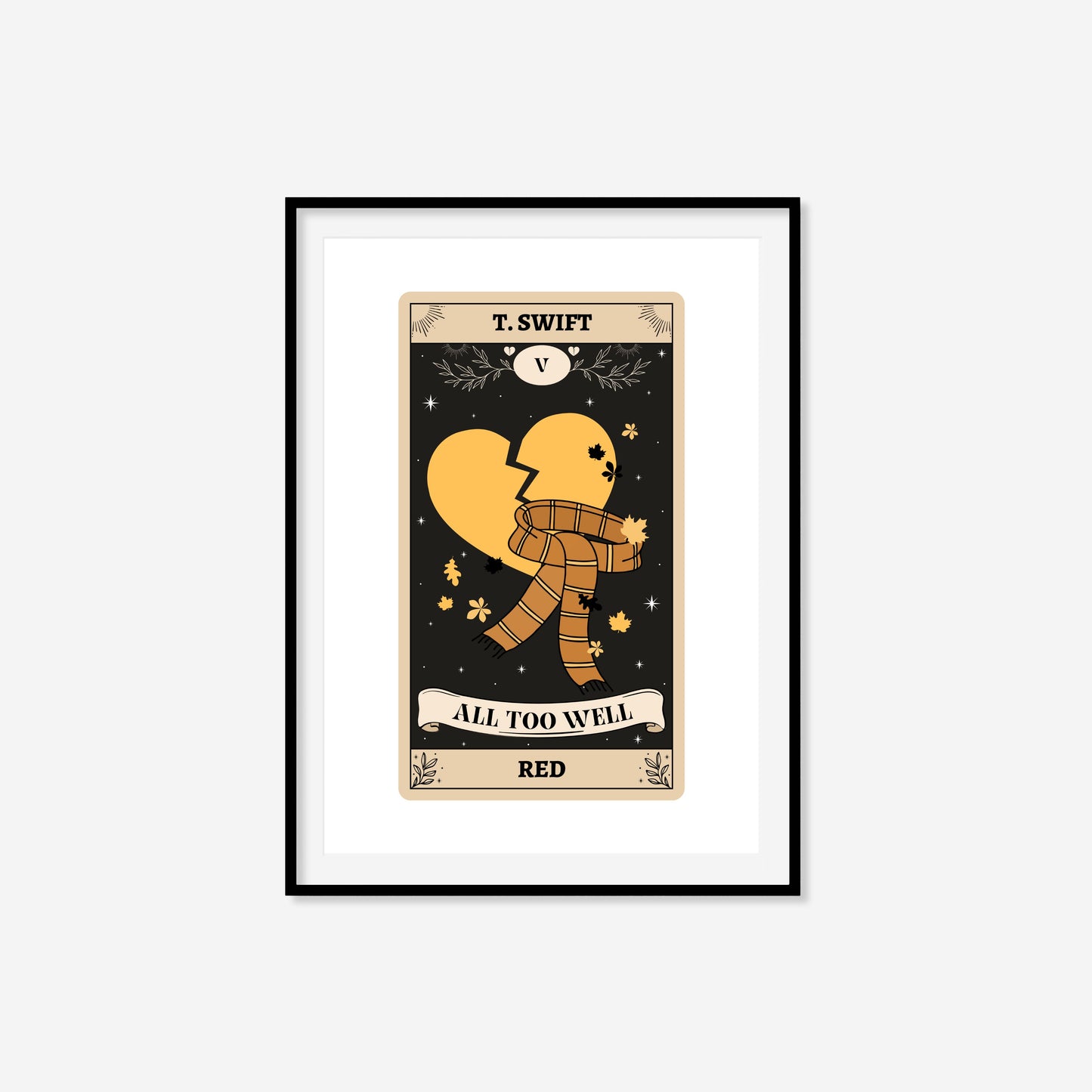 All Too Well Tarot Card Print