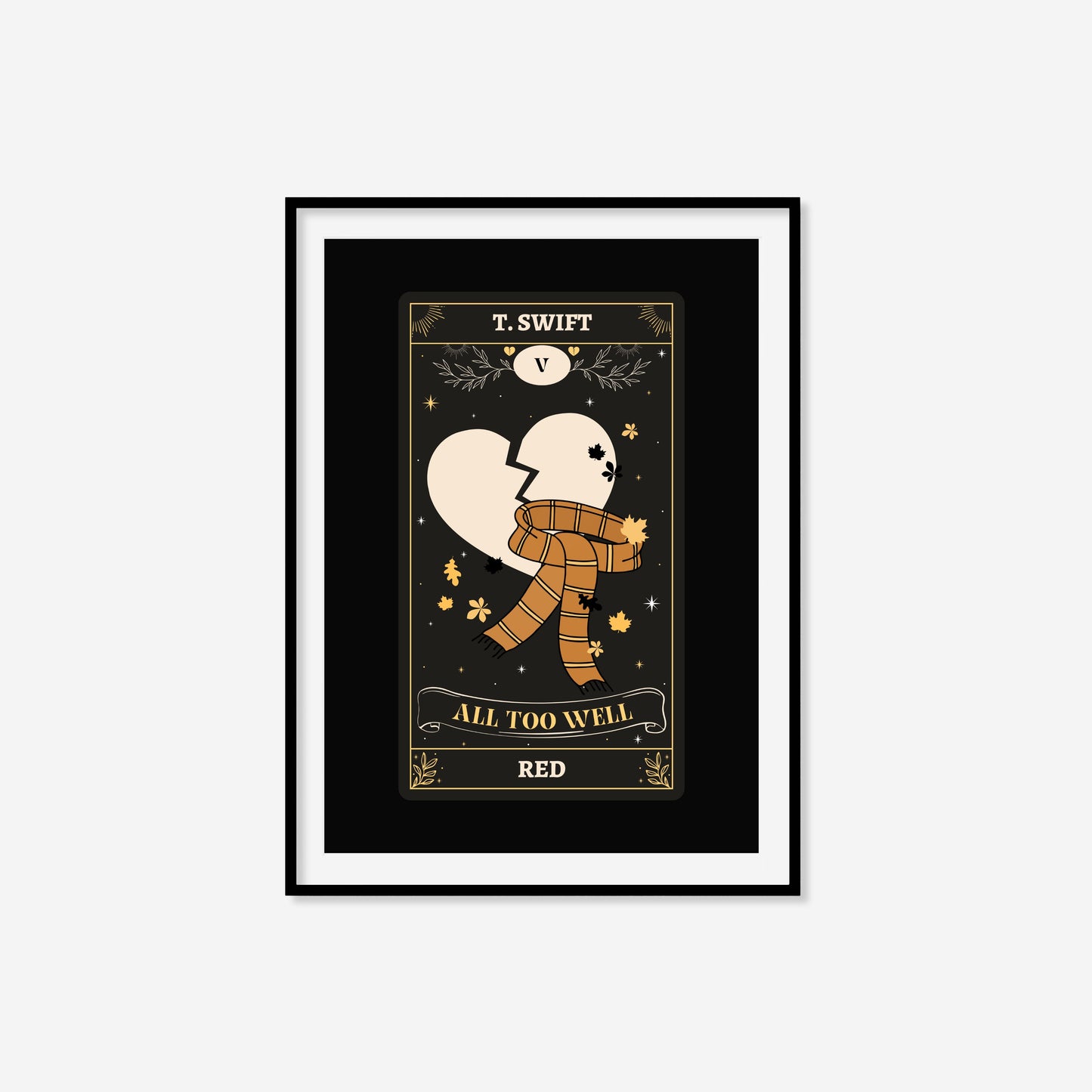 All Too Well Tarot Card Print