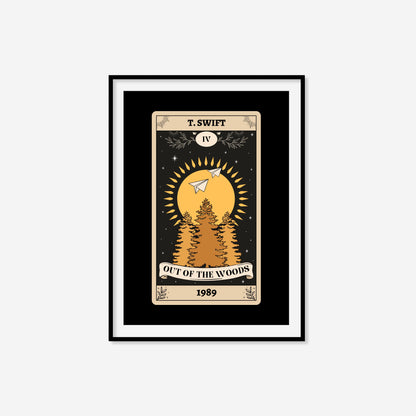 Out Of The Woods Tarot Card Print