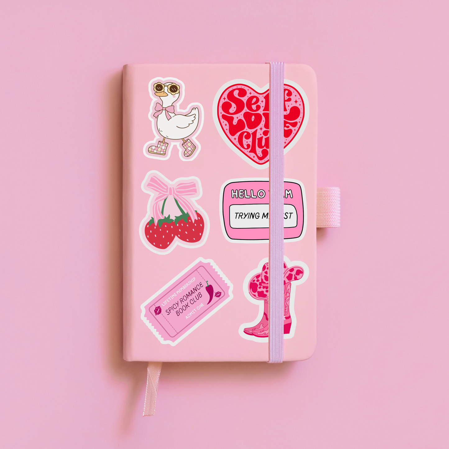 Coquette Strawberries Vinyl Sticker