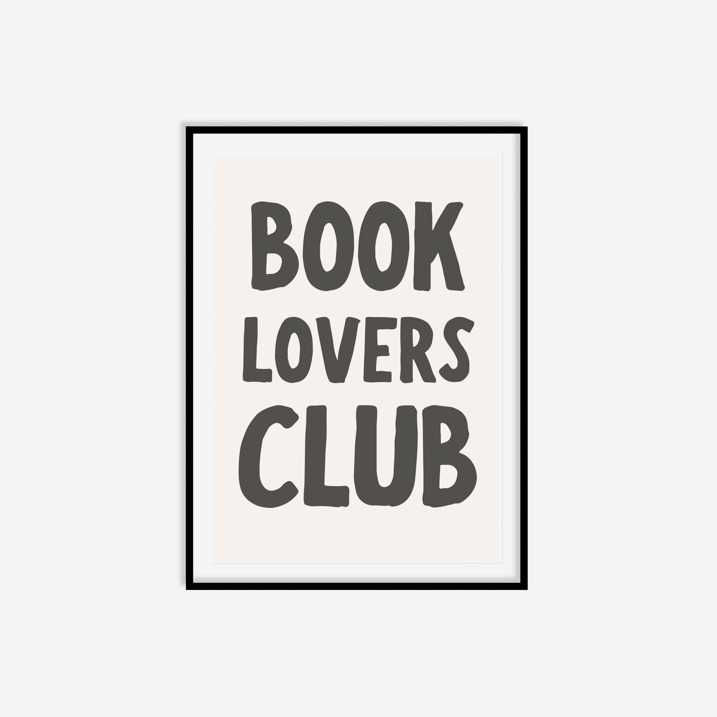 Book Lovers Club Print