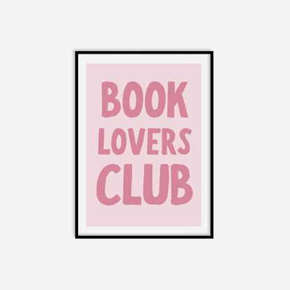 Book Lovers Club Print