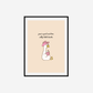 Just A Girl And Her Silly Little Books Print