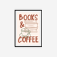 Books & Coffee Print