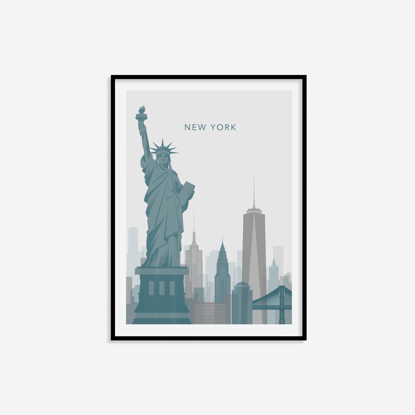 Minimalist New York Travel Print