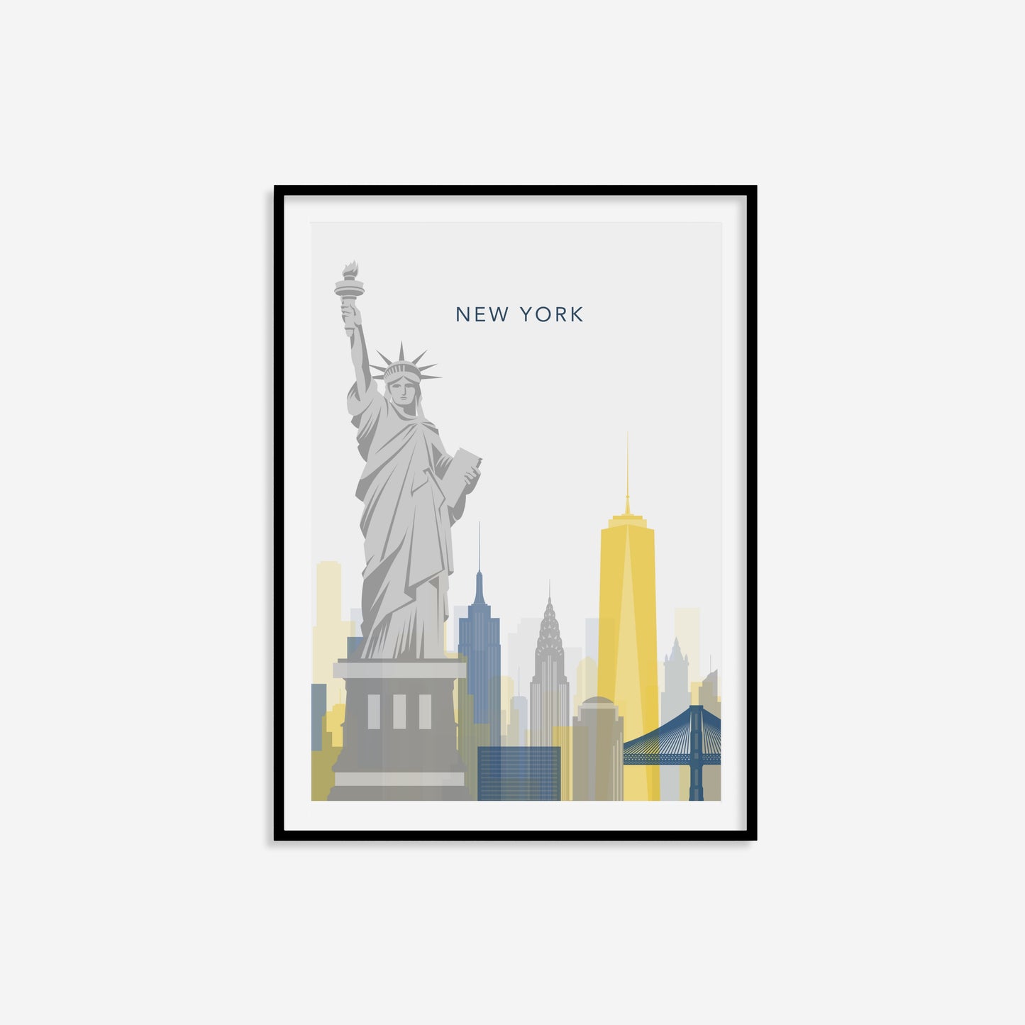 Minimalist New York Travel Print