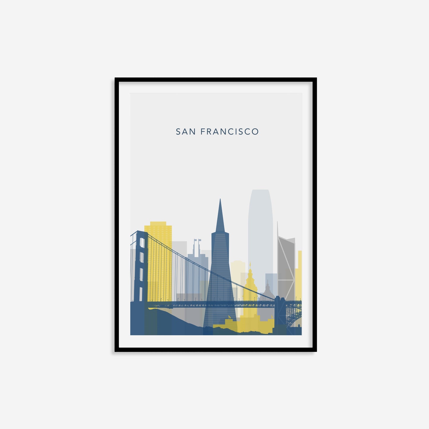 Minimalist San Francisco Travel Print