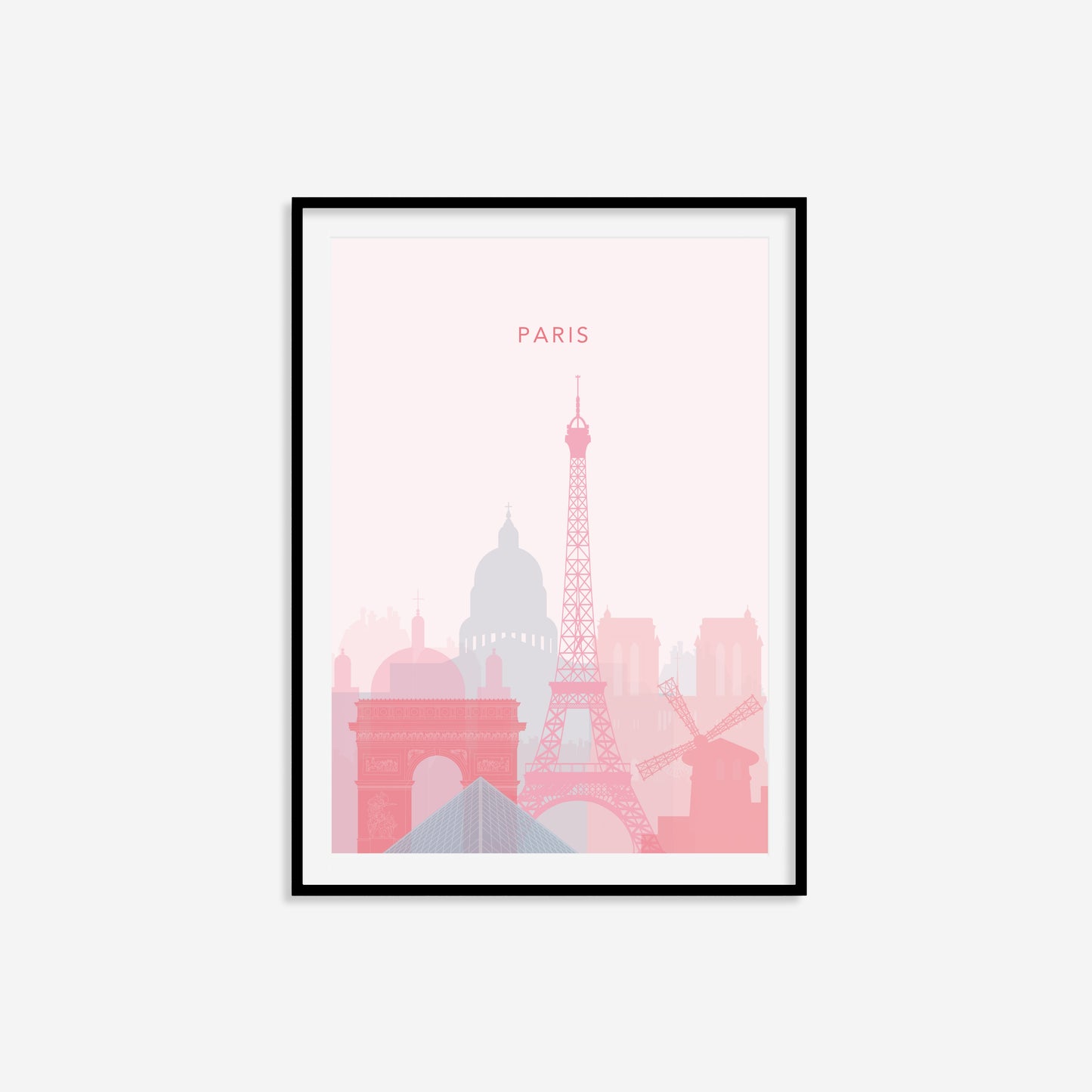 Minimalist Paris Travel Print