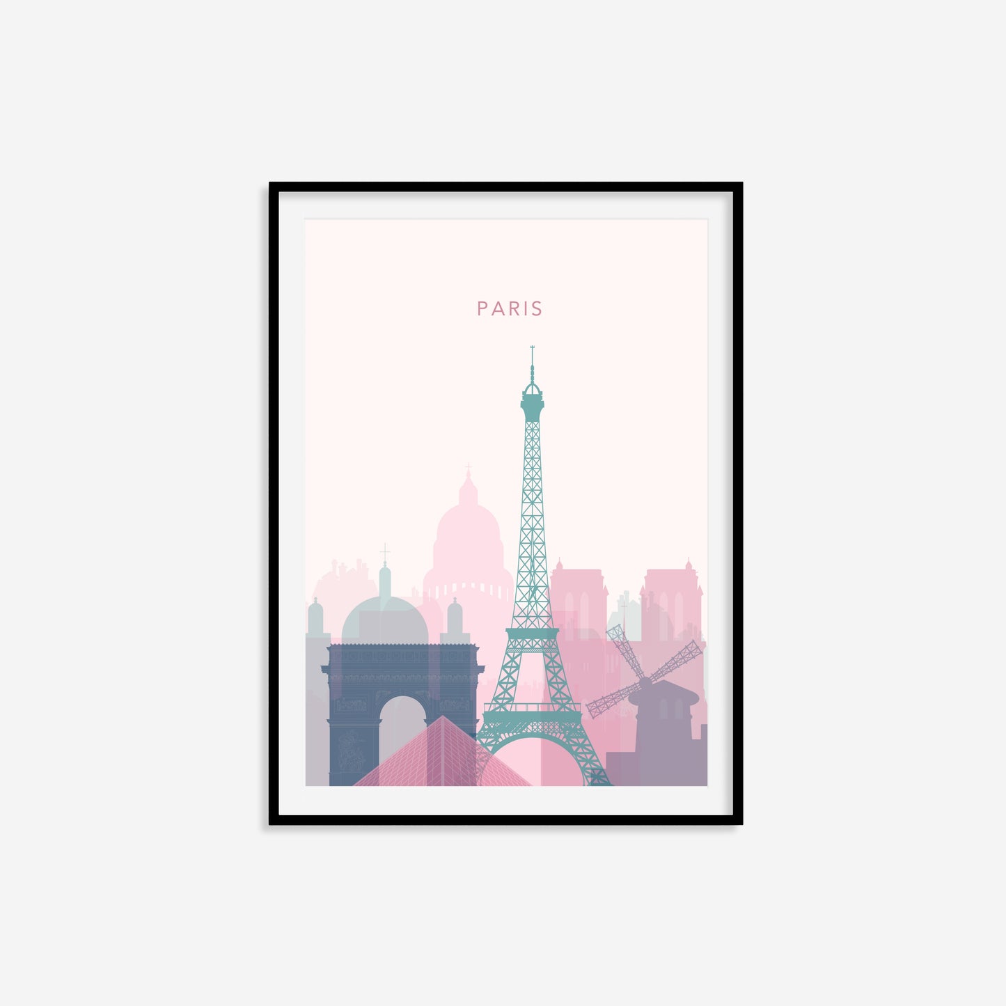 Minimalist Paris Travel Print