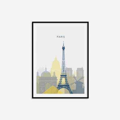 Minimalist Paris Travel Print