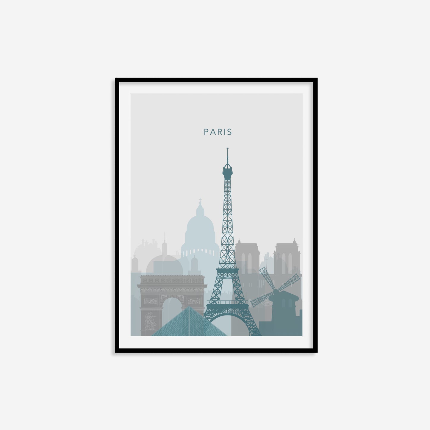 Minimalist Paris Travel Print