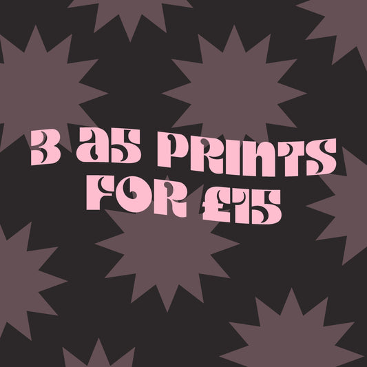 3 A5 Prints Bundle