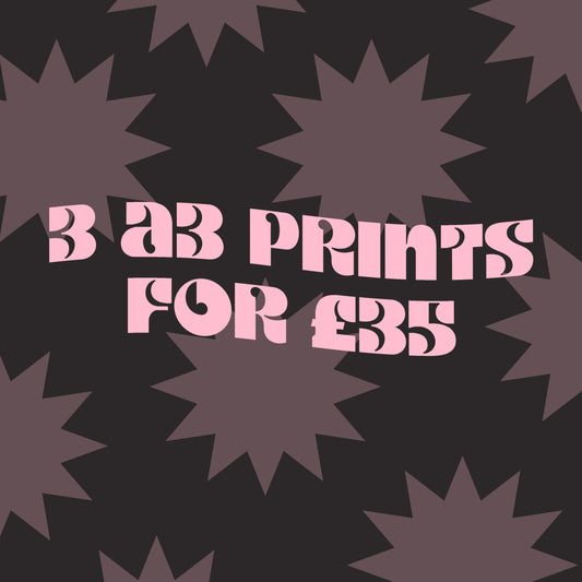 3 A3 Prints Bundle