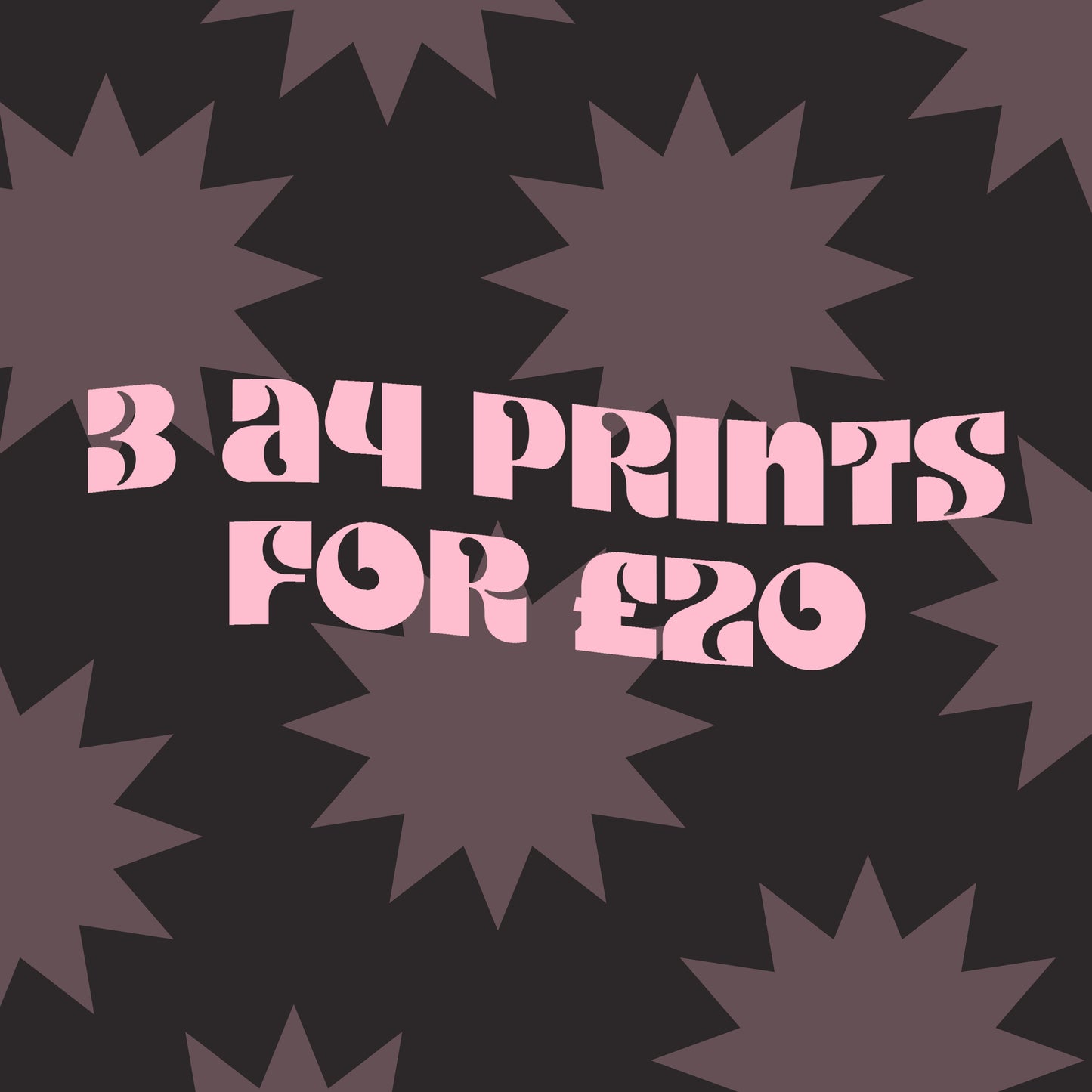 3 A4 Prints Bundle