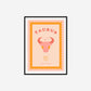 Cute Children's Taurus Zodiac Print