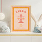 Cute Children's Libra Zodiac Print