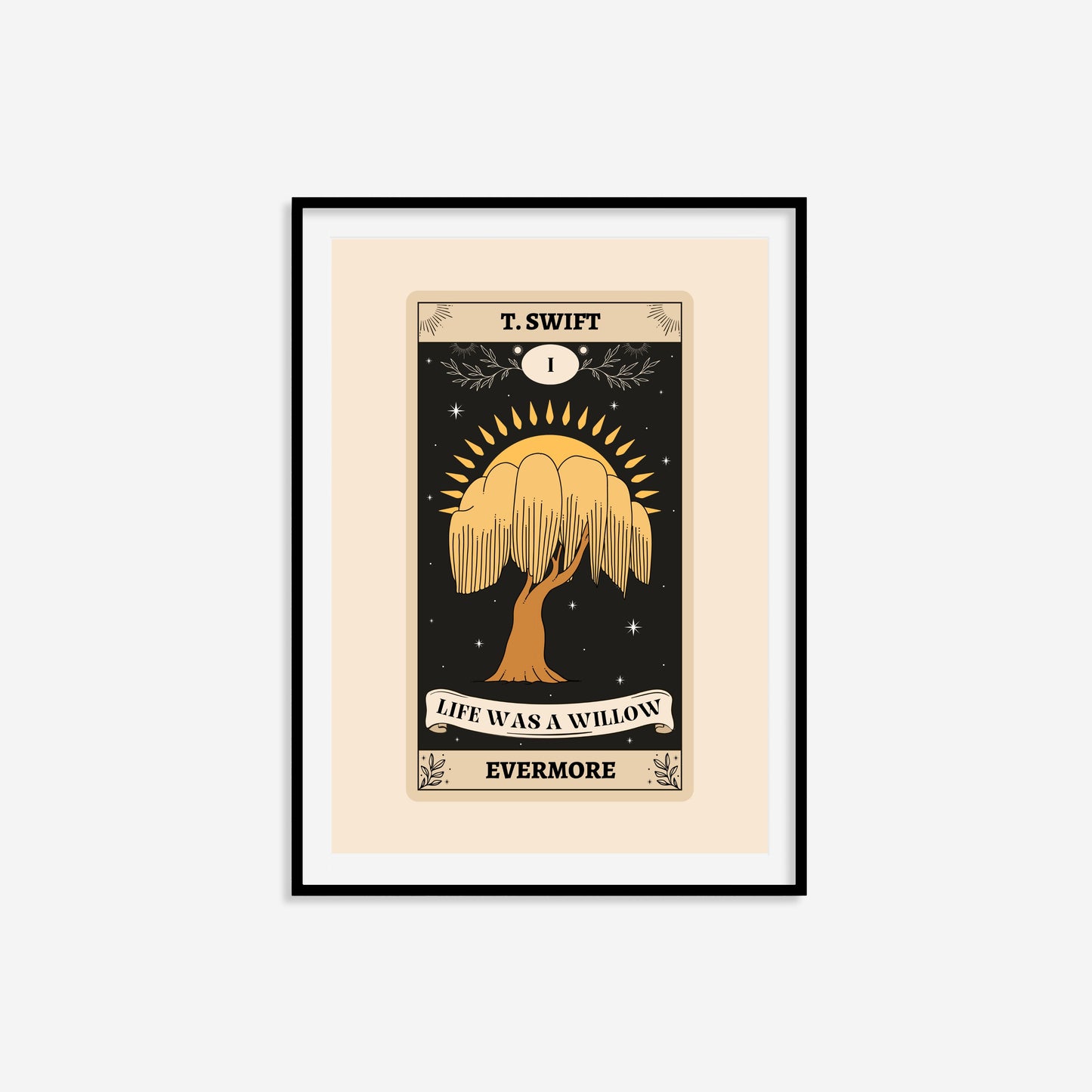 Life Was A Willow Tarot Card Print