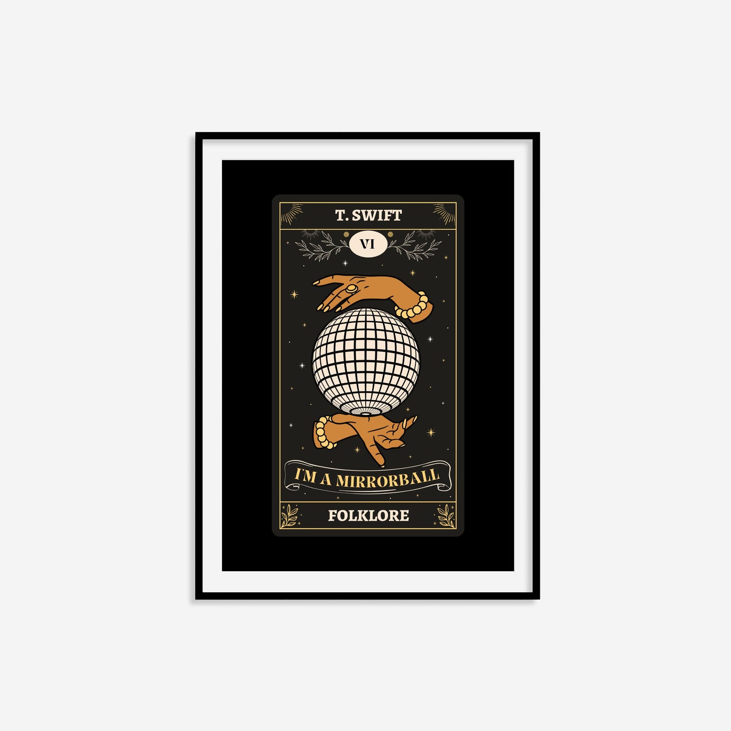 I'm A Mirrorball Tarot Card Print