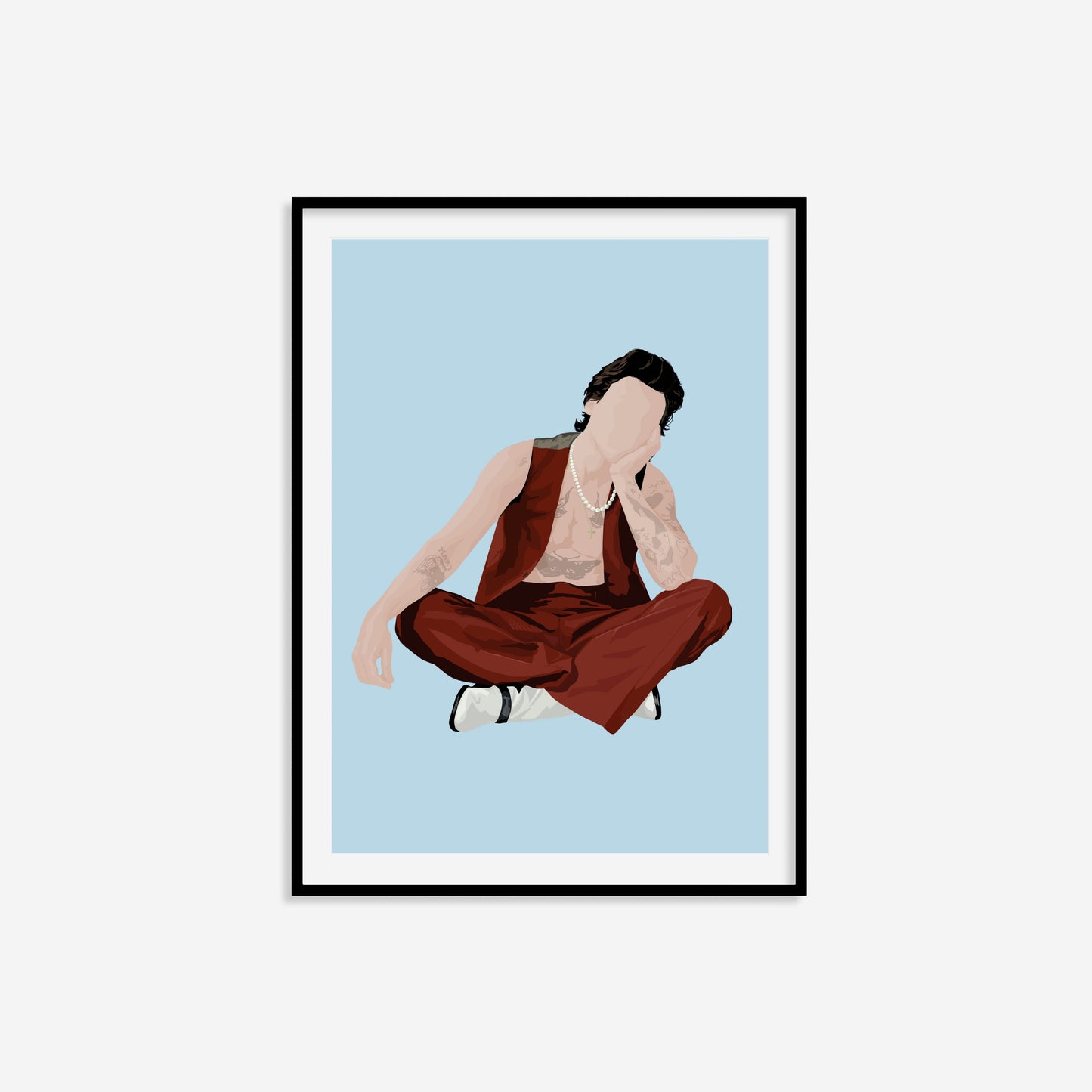 Harry Styles Illustration Print