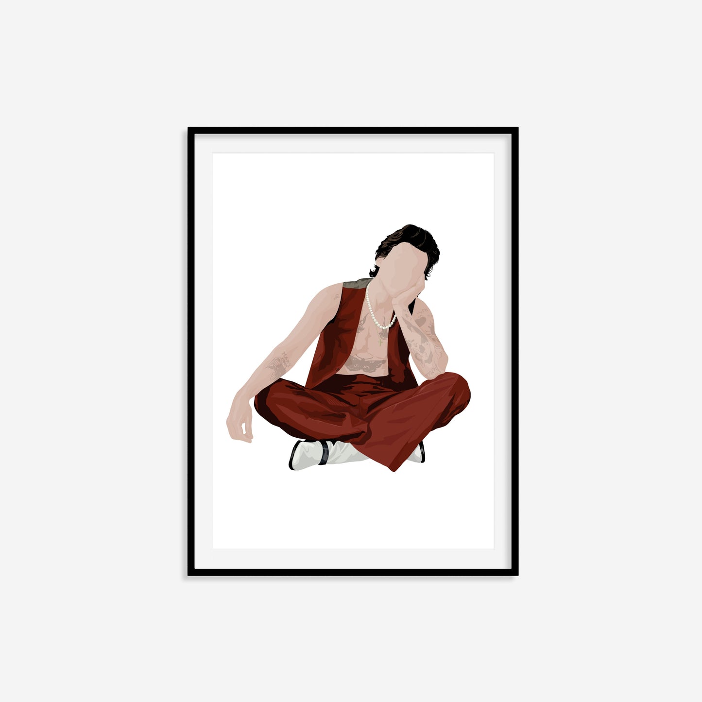 Harry Styles Illustration Print