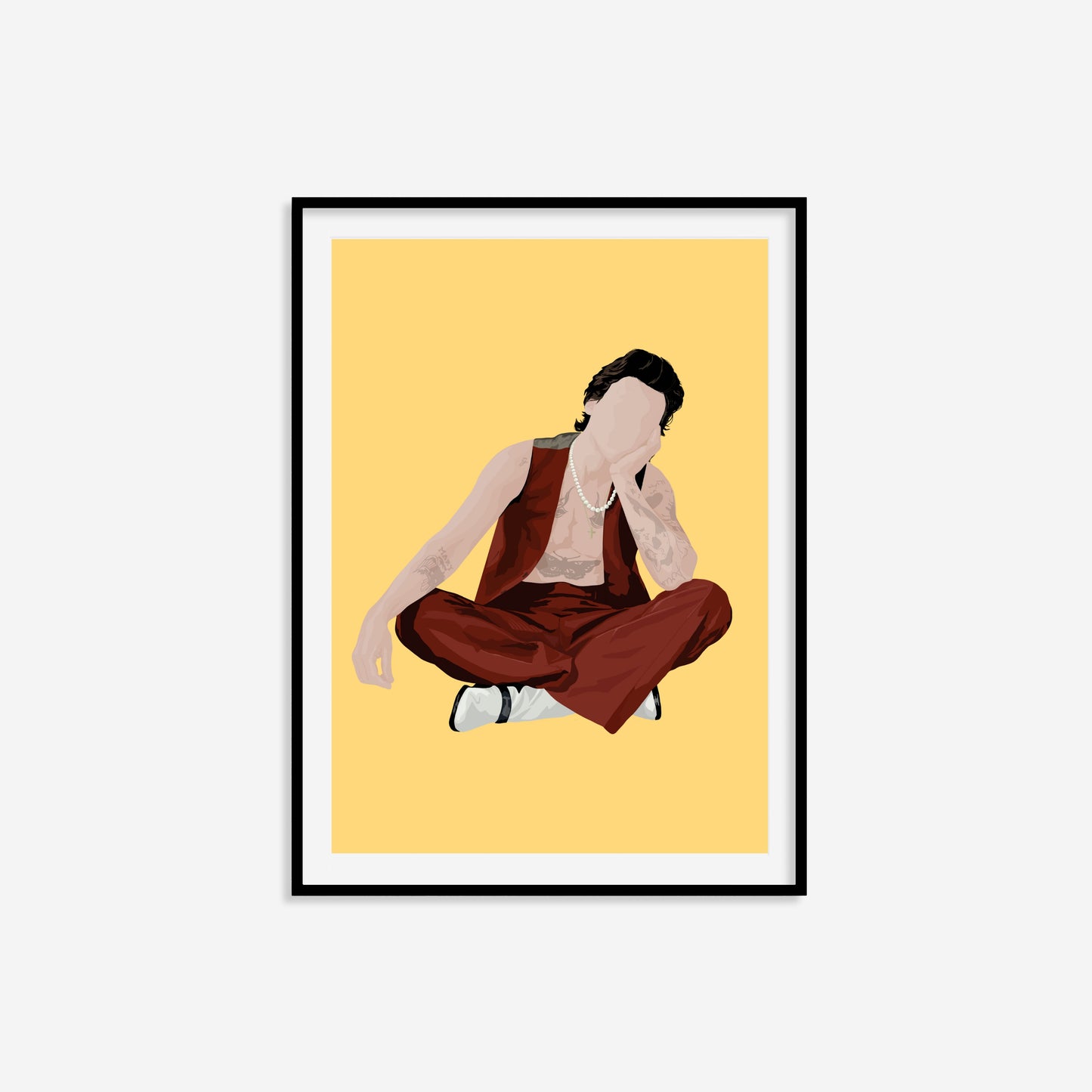 Harry Styles Illustration Print