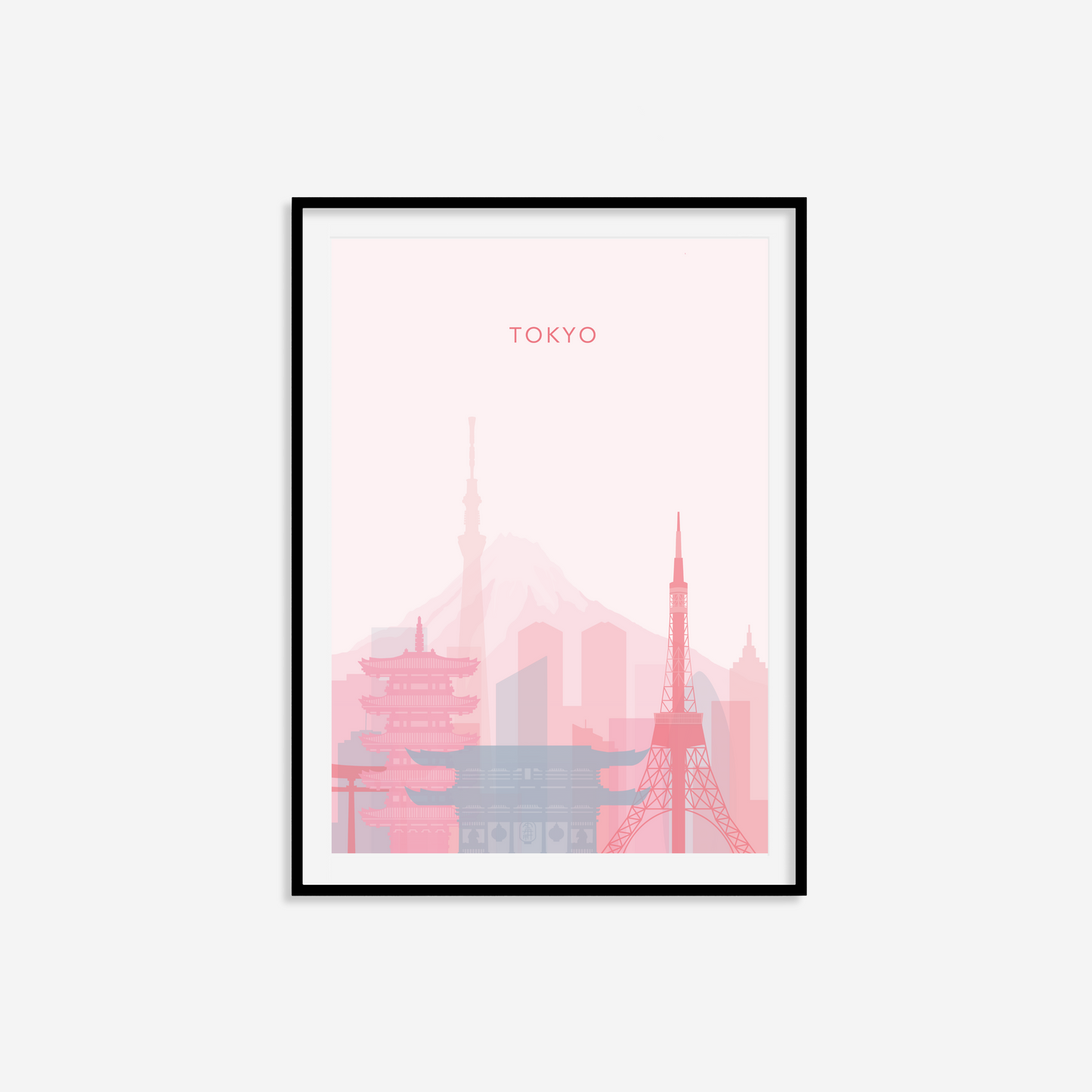 Minimalist Tokyo Travel Print