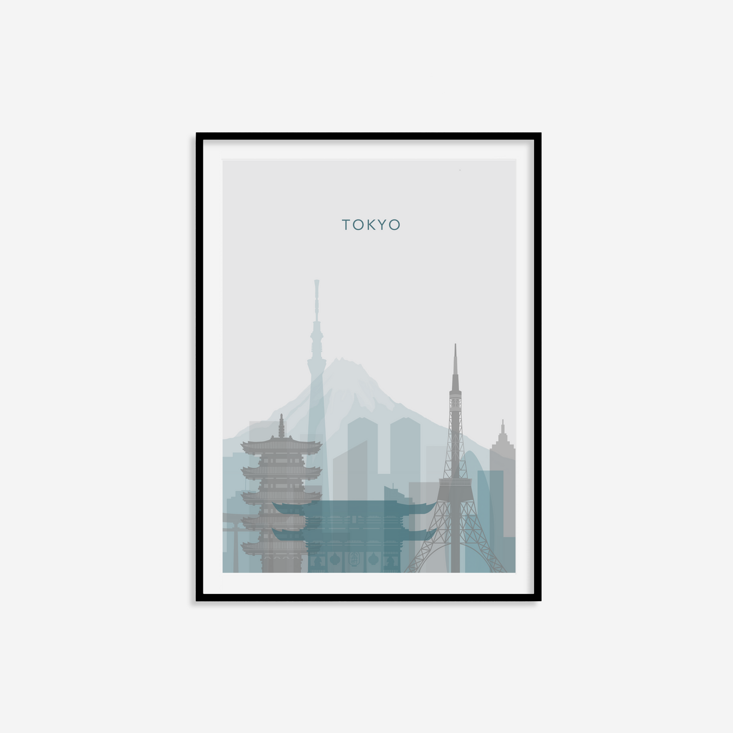 Minimalist Tokyo Travel Print