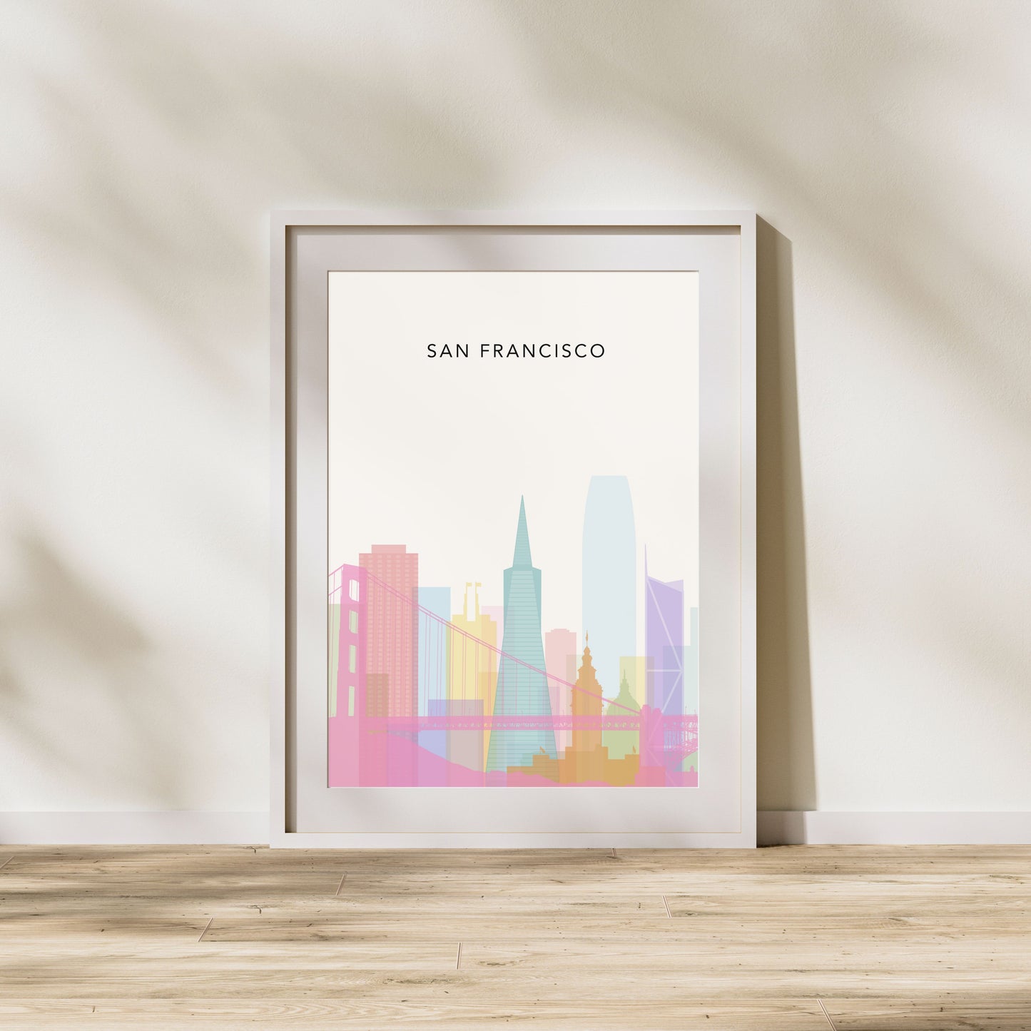 Minimalist San Francisco Travel Print