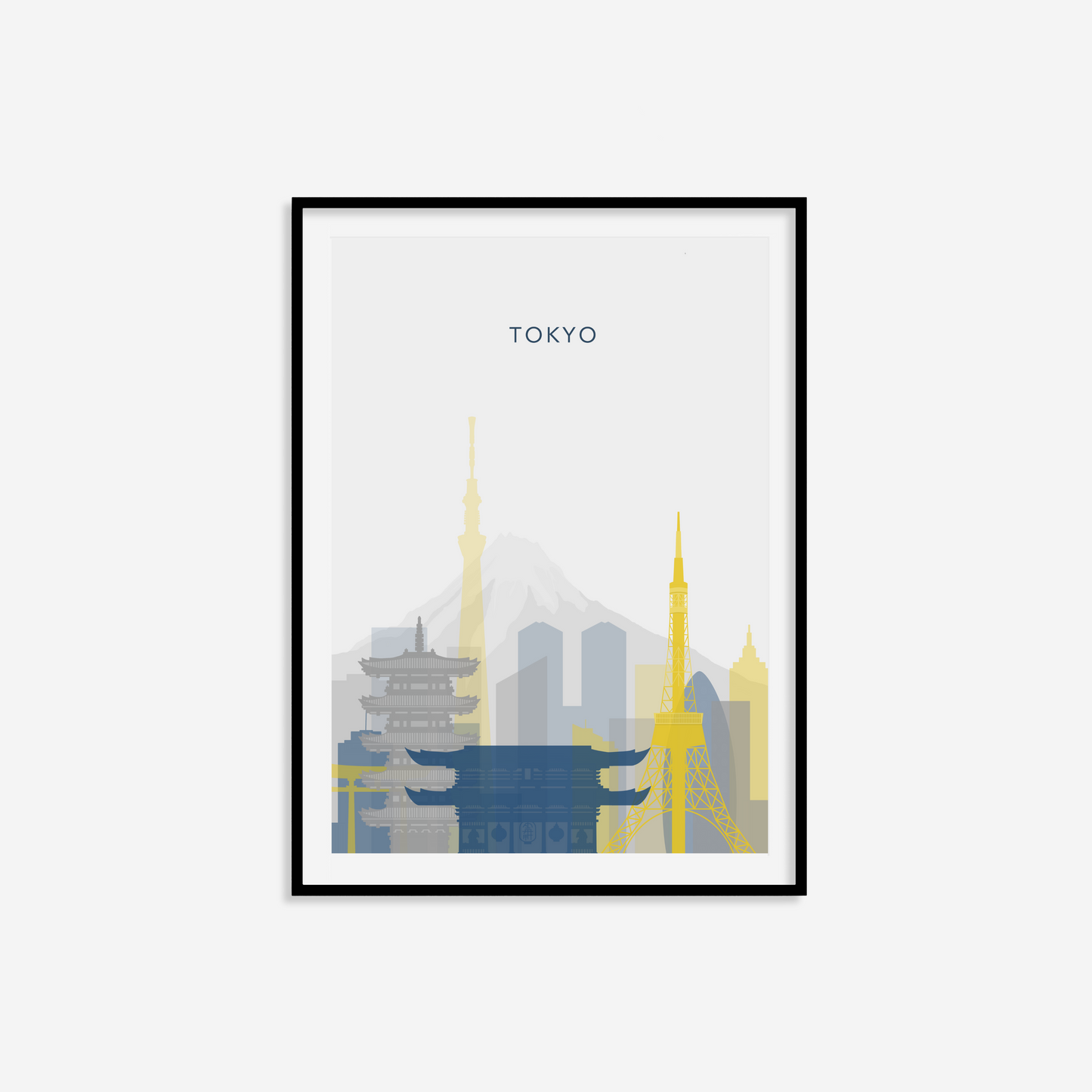 Minimalist Tokyo Travel Print