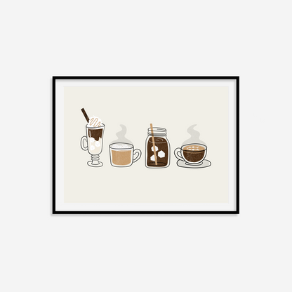 Coffee Variations Print