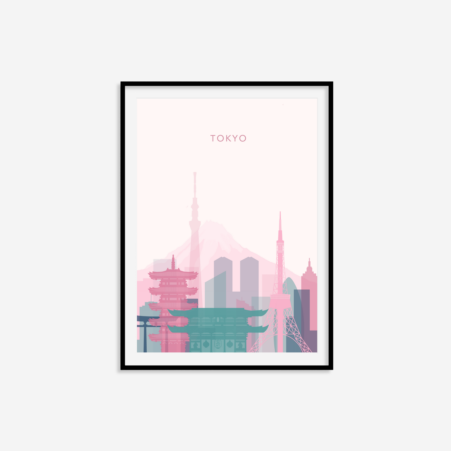 Minimalist Tokyo Travel Print