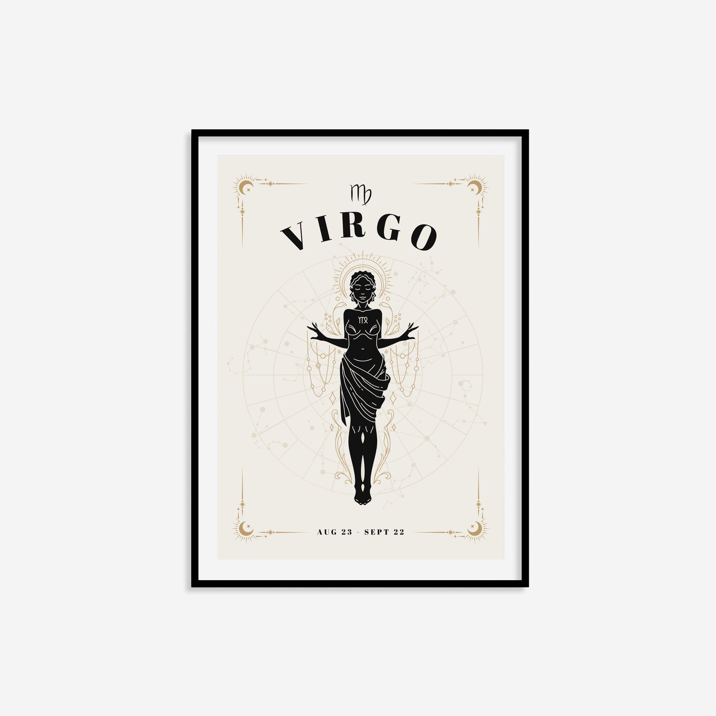 Celestial Woman Virgo Zodiac Print