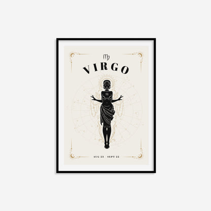 Celestial Woman Virgo Zodiac Print