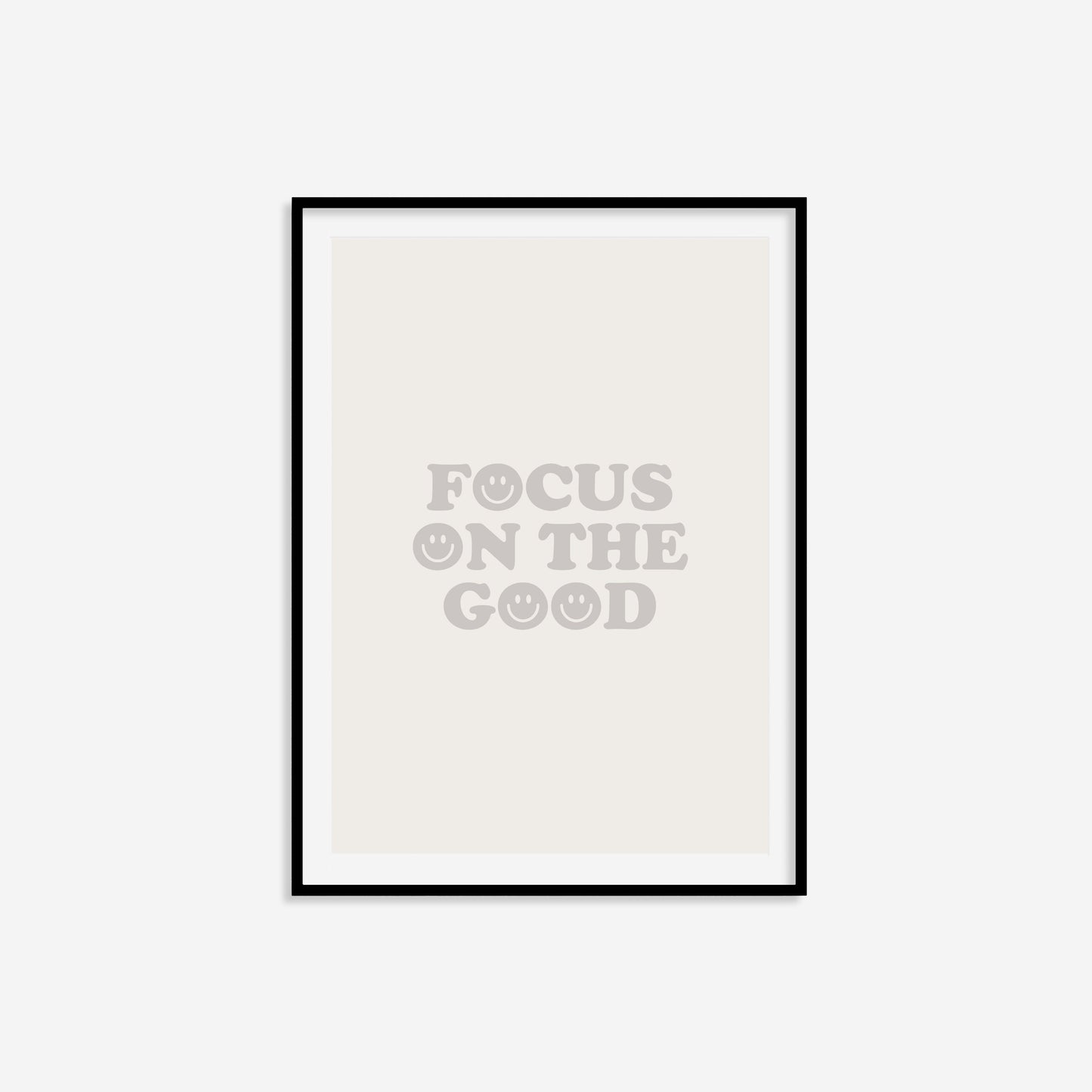 Focus On The Good Print