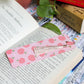 Peach Print Bookmark With Tassel