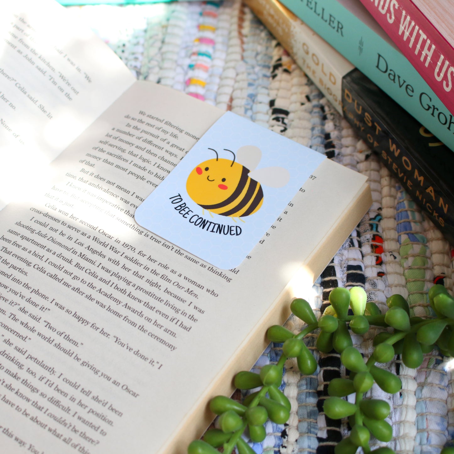 To Bee Continued Magnetic Bookmark