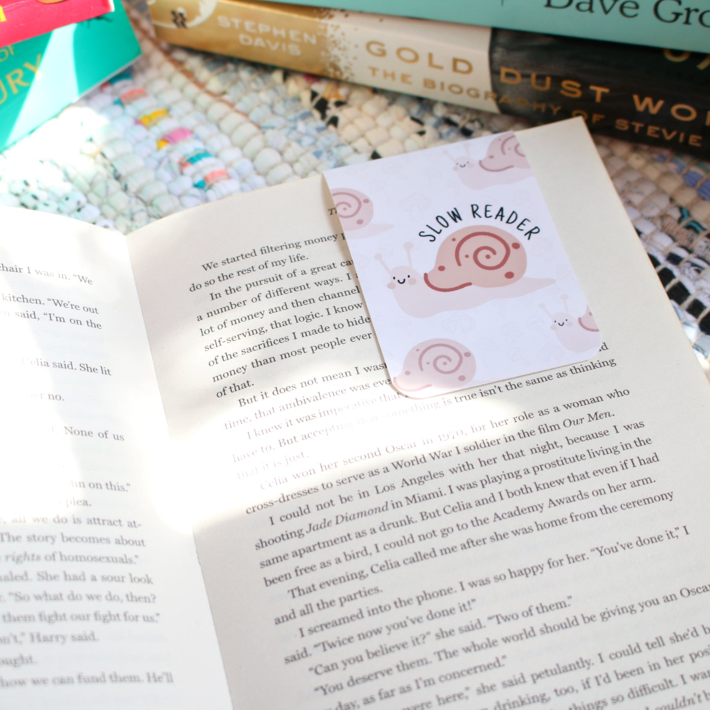 Slow Reader Magnetic Bookmark