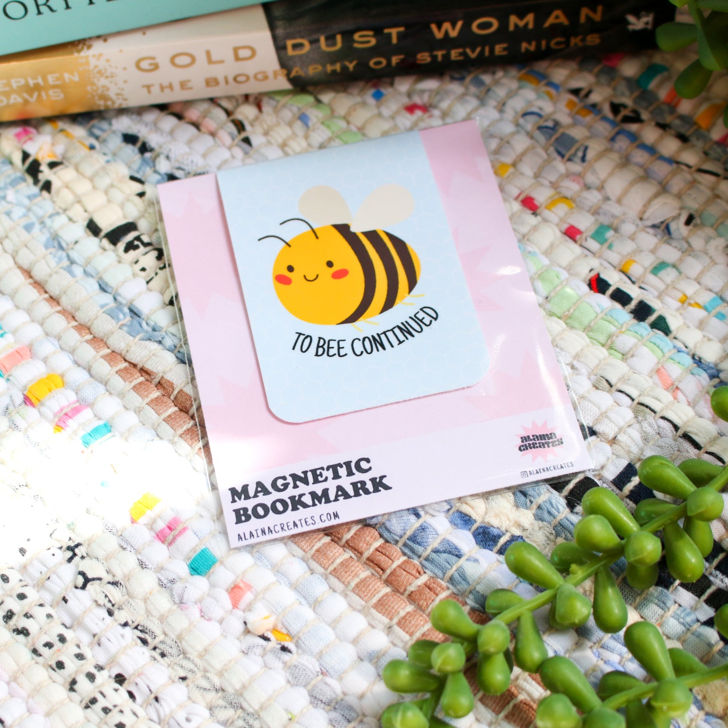 To Bee Continued Magnetic Bookmark