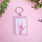 Pink Rock 'n' Roll Keyring